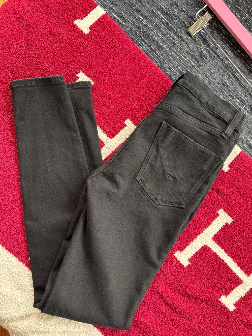 Hudson Jeans Black Skinny Jeans Size 26